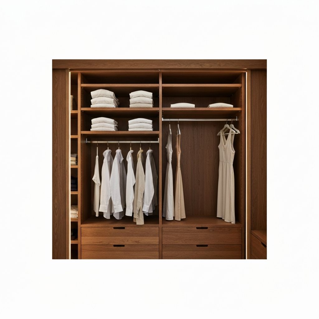 Custom fitted wardrobe interior